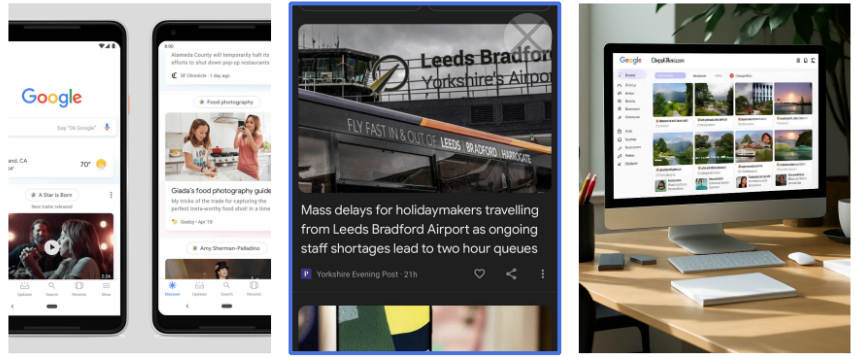 google discover feed