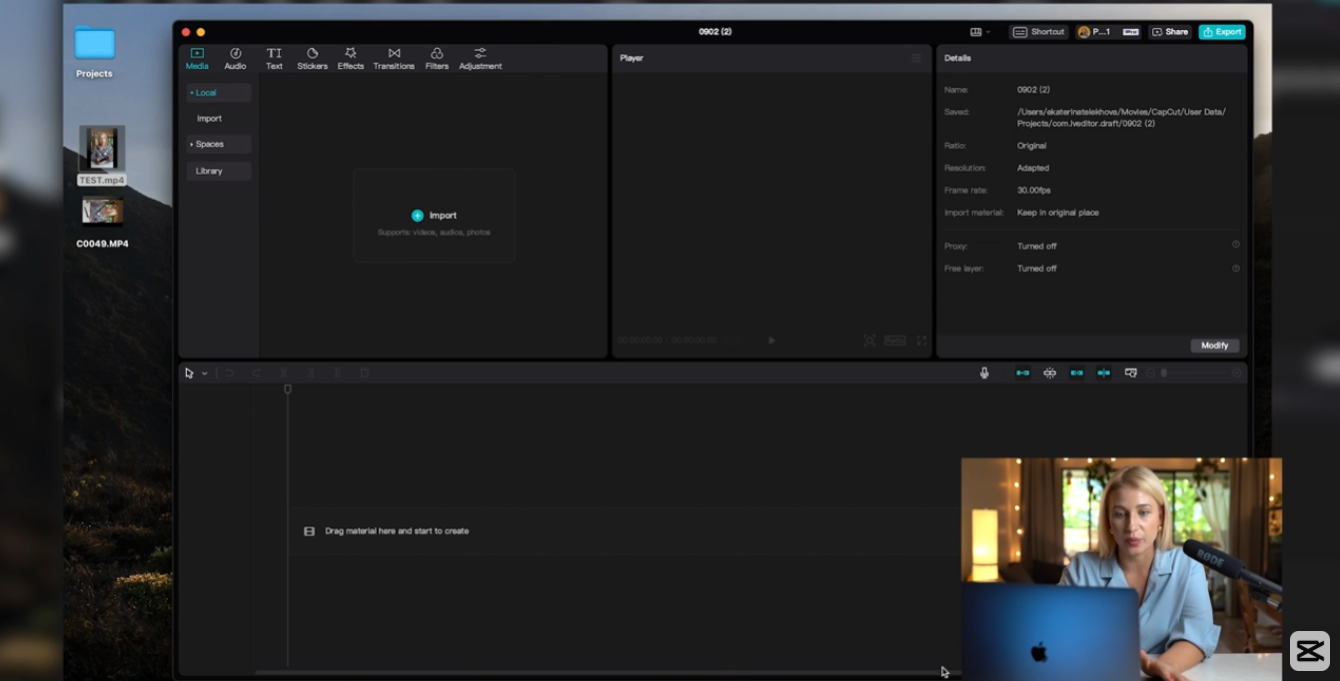 cupcut video tutor