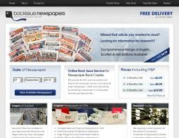 Back Issue Newspapers Discount Code