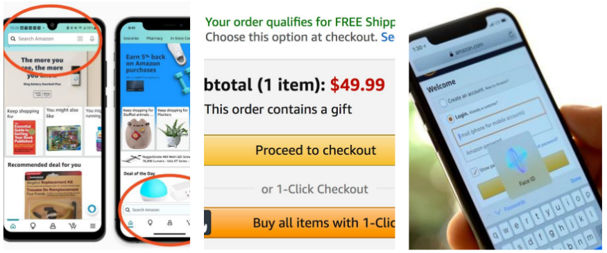 Amazon Shopping App User Interface & Experience